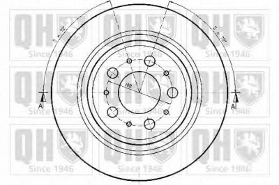 QUINTON HAZELL bdc4729 -  Тормозной диск